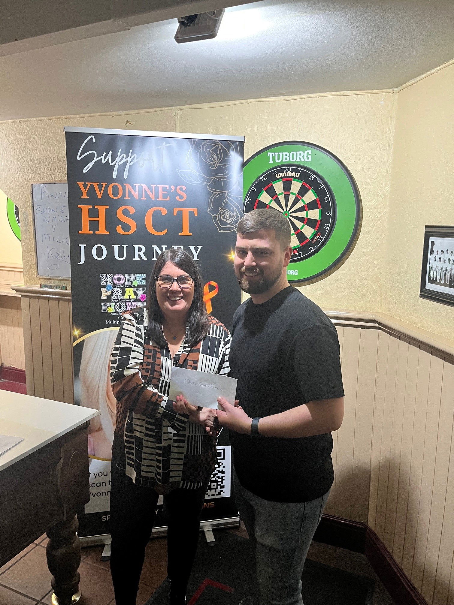 Jamie Whelan - Semi-Finalist in the Yvonne's HSCT Journey Fundraising Dart Tournament 2025