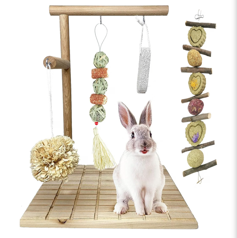 Bunny enrichment toy