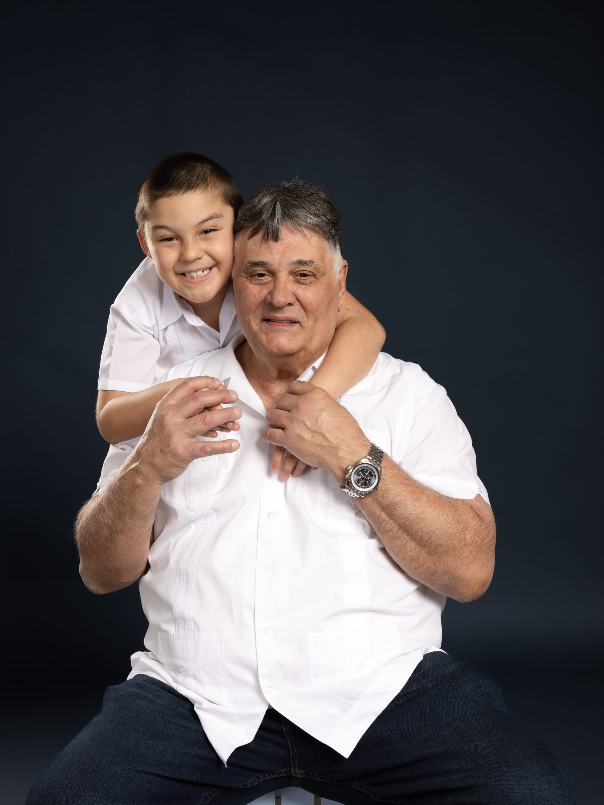 Family with grandparents