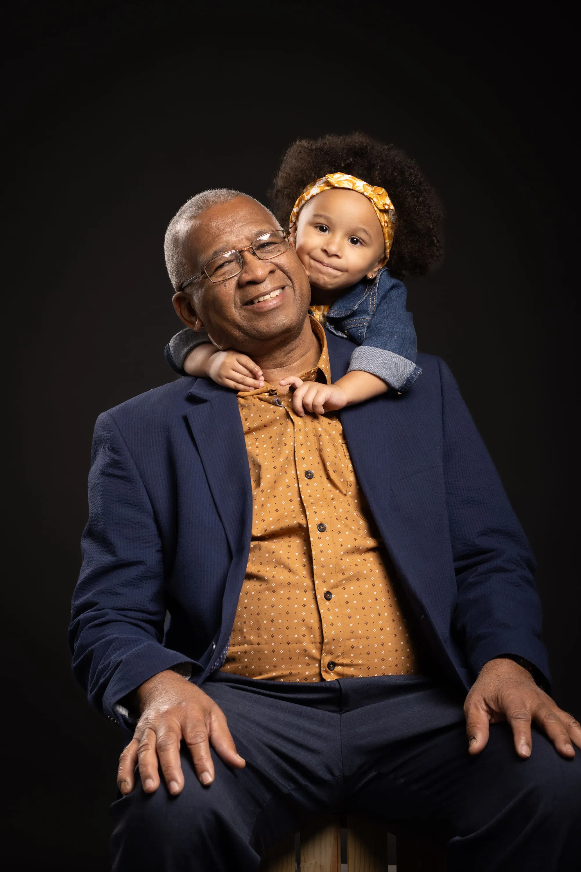 Family with grandparents