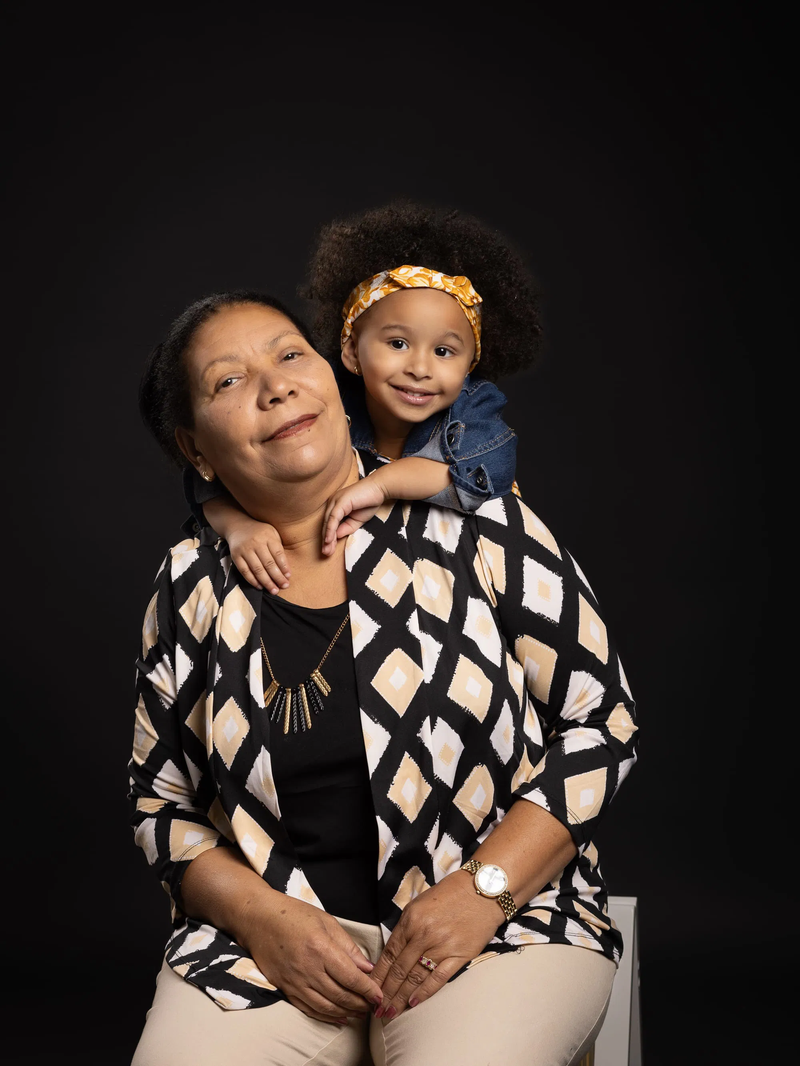 Family with grandparents