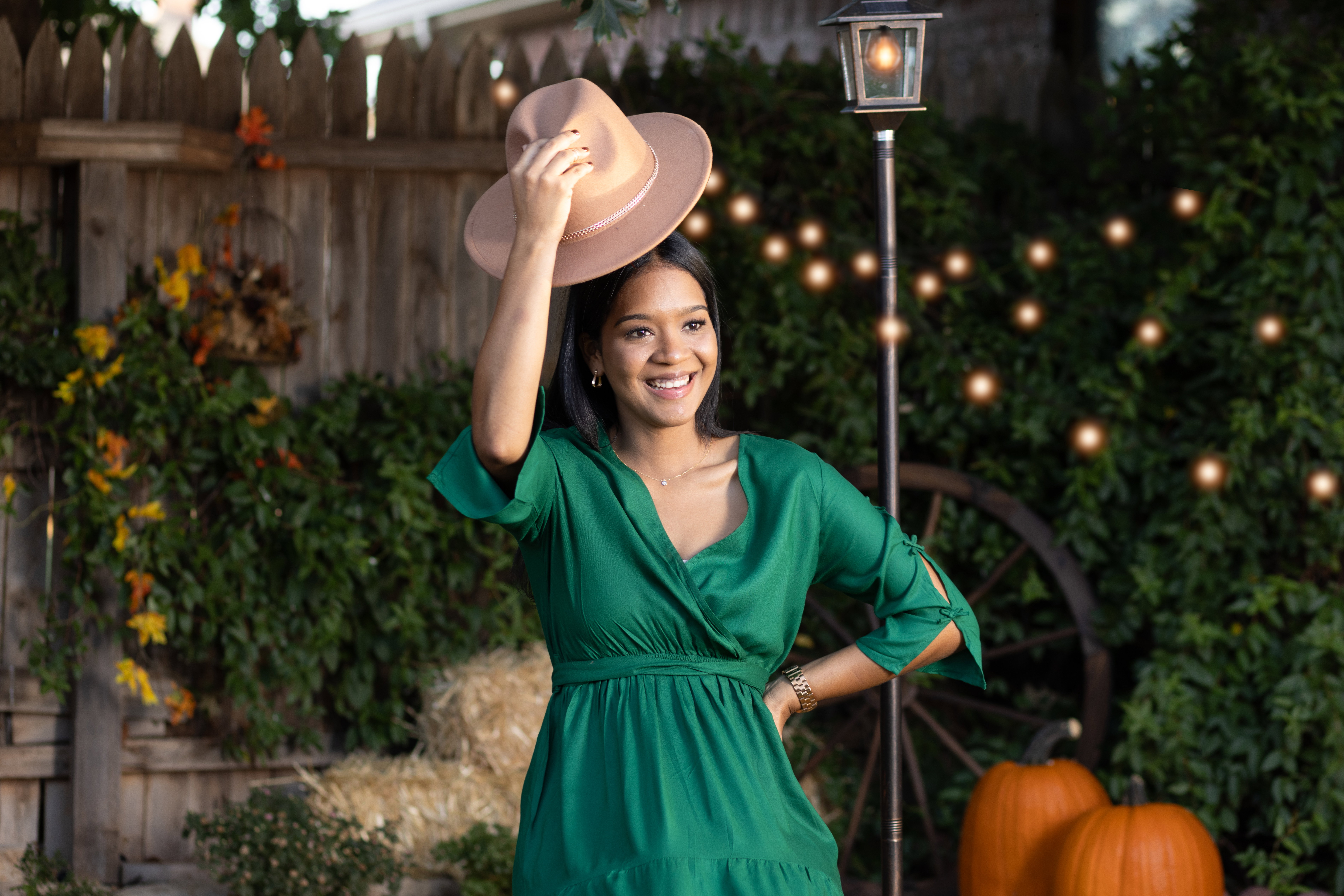 Sesión de otoño en el patio