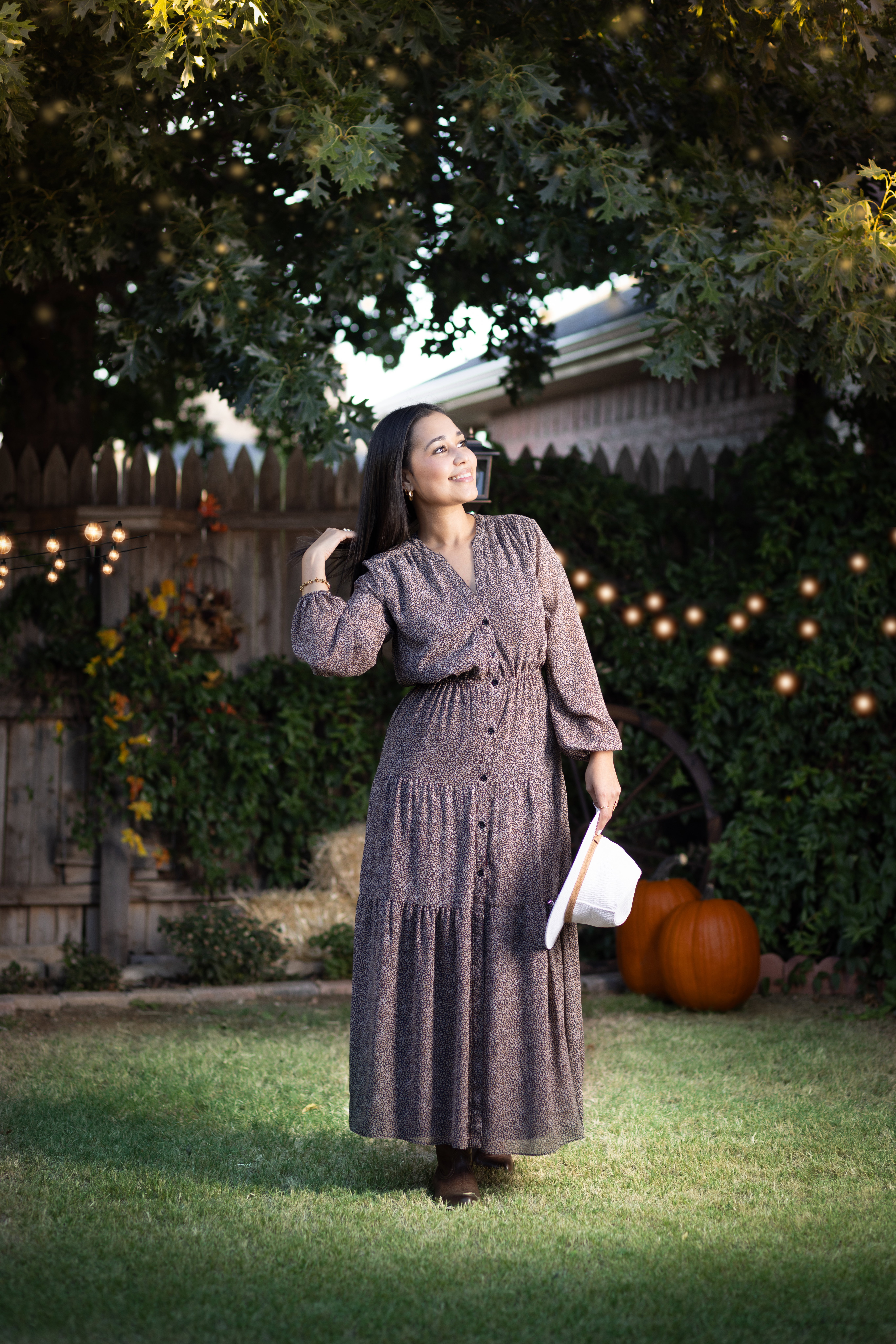 Sesión de otoño en el patio