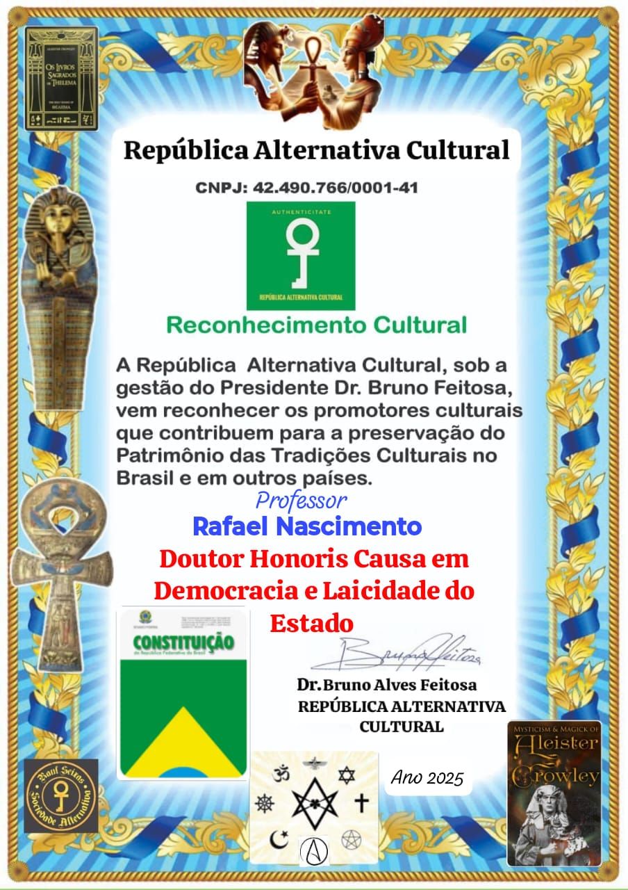 “Doutor Honoris Causa em Democracia e Laicidade do Estado – 2025”