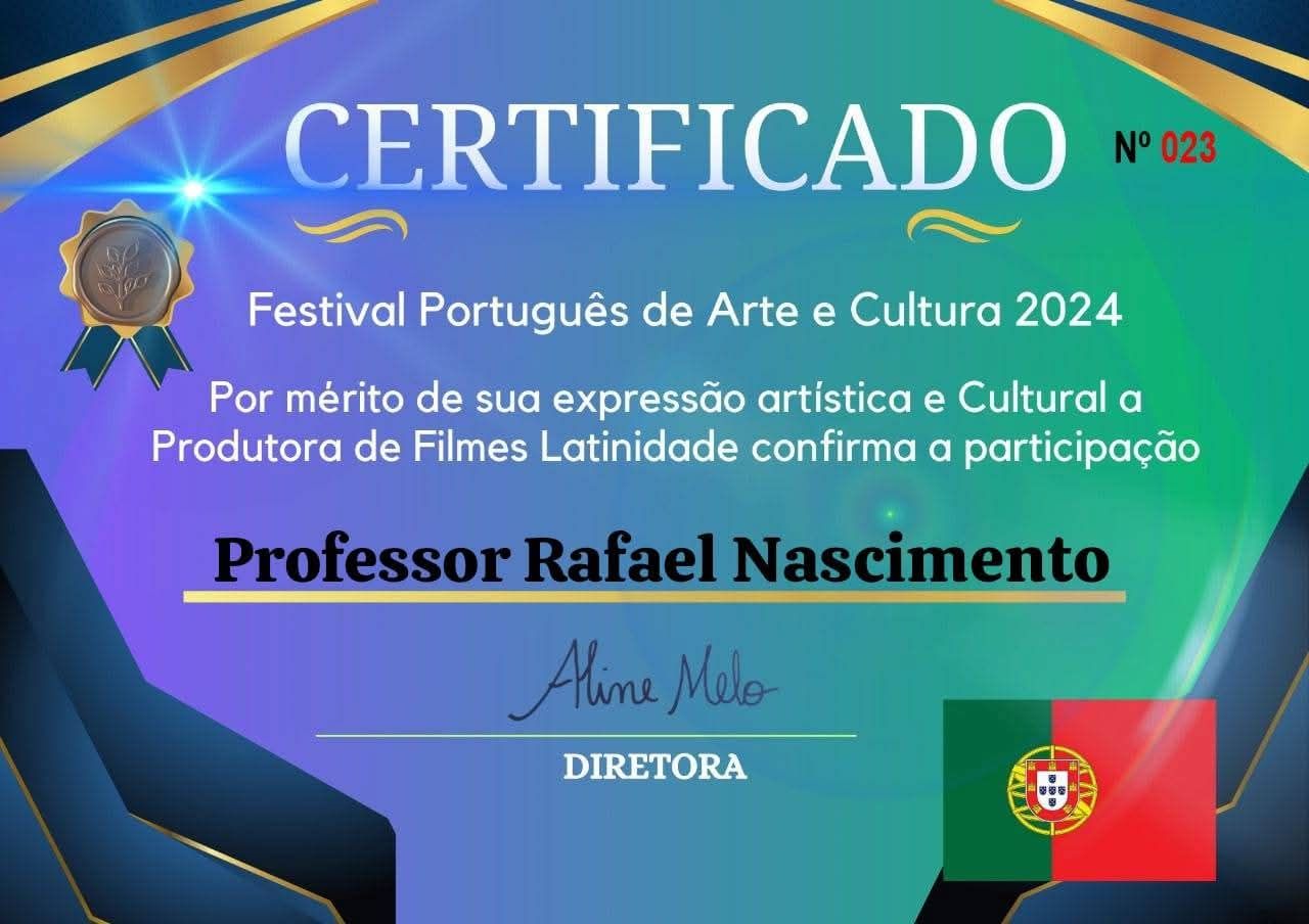 Prêmio do Festival Português de Arte e Cultura 2025
