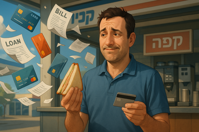 הישראלי המצוי והסנדוויץ' המשולש – למה כולנו חיים בהלוואה תמידית?