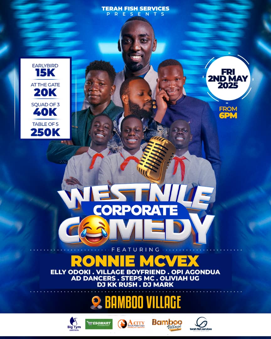 Ronnie Mcvex & Elly Odoki to Headline Epic Comedy Night in Arua!"
