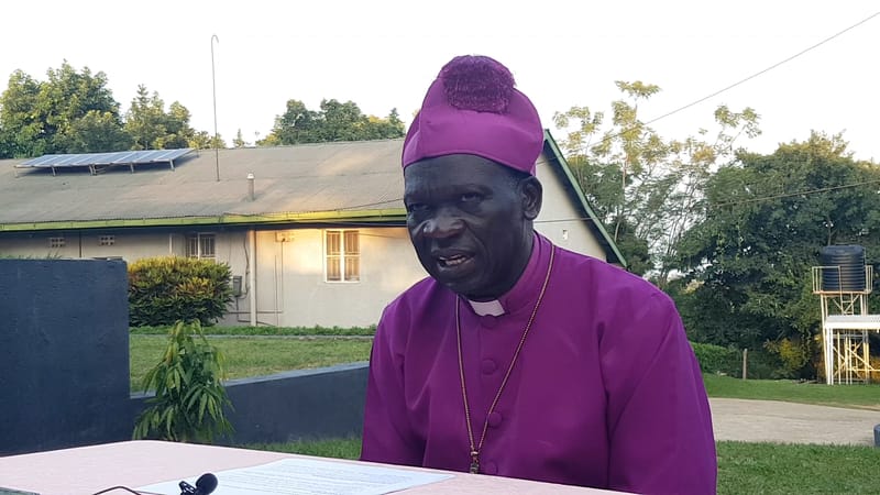 Madi, West Nile bishop Championing Resilience to climate change through tree planting Campaign