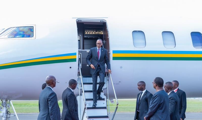 JUST-IN: President Kagame Arrives at SADC-EAC Joint Summit Amid Regional Tensions Over Eastern DRC Crisis
