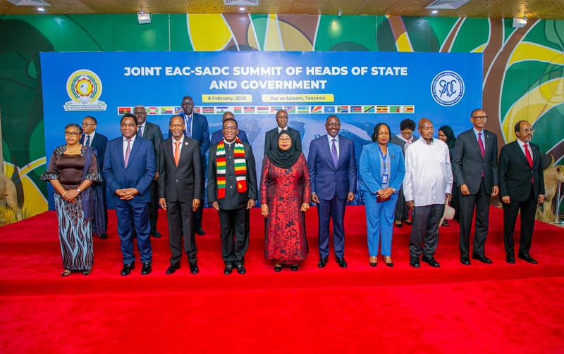 JUST -IN: East African and Southern African Leaders Unite for Peace in the DRC: Key Decisions from the EAC-SADC Joint Summit