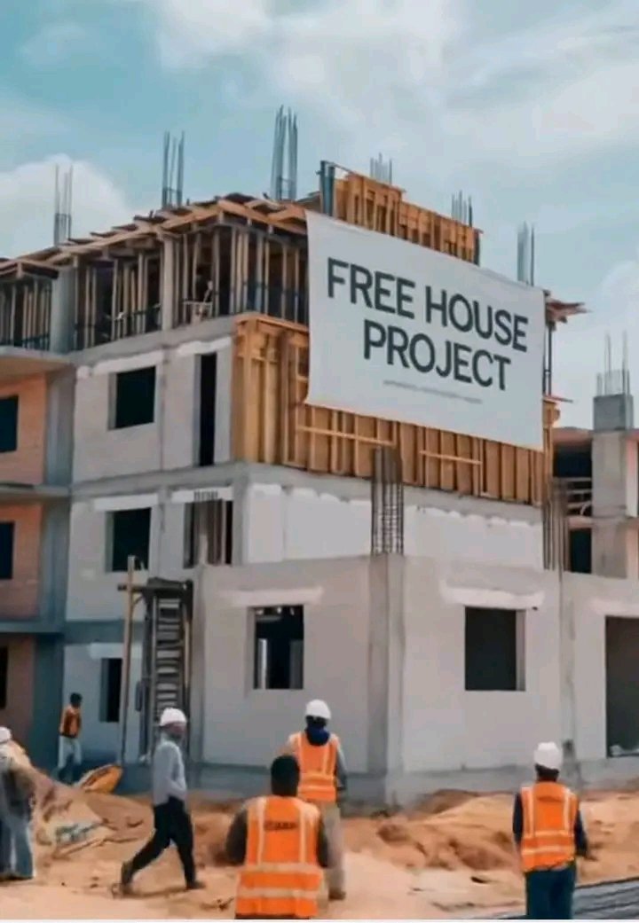 The President of Burkina Faso, Ibrahim Traore, is building free houses for his citizens.