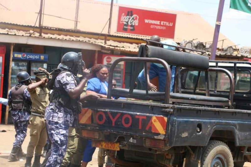 Forum for Democratic Change (FDC) President Eng. Patrick Oboi Amuriat and Members of Parliament from Teso, including Hon. Alobo Joan and Hon. Jonathan Ebwaru, along with other party leaders, have been arrested and whisked away from Soroti City.