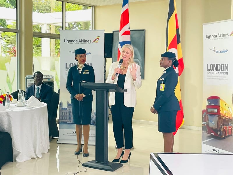 Uganda Airlines Launches Direct Flights to London Gatwick, Marking Entry into European Market