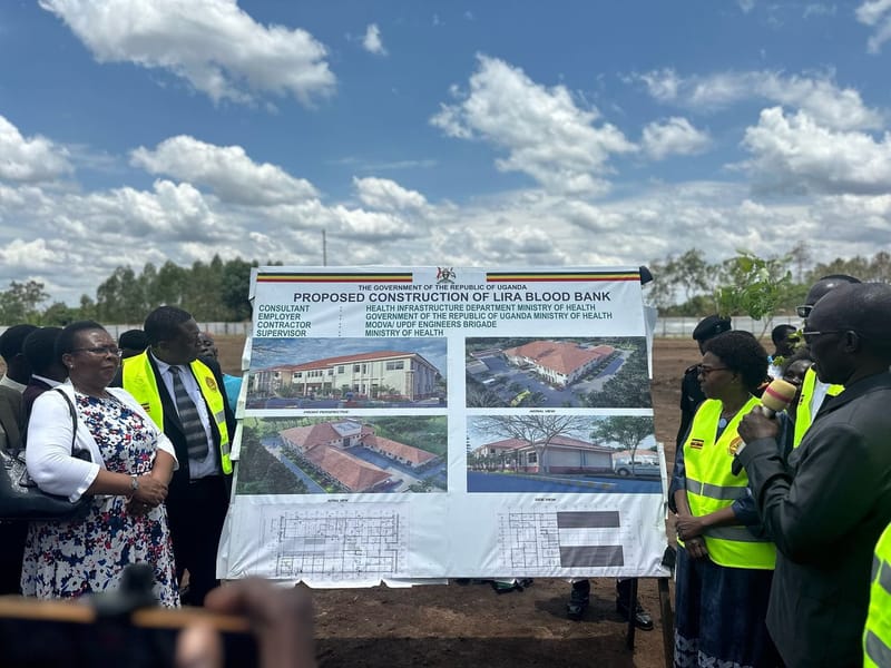 Ministry of Health Launches UGX 9.6 Billion Lira Regional Blood Bank Project