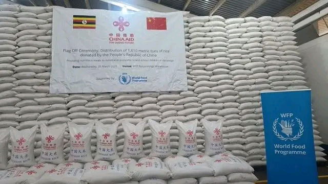 China Donates $2 Million Worth of Rice to Support Vulnerable Communities in Karamoja