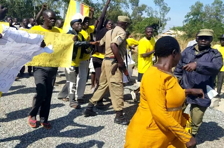 NRM Members Protest Against Terego RDC, Demand Immediate Transfer