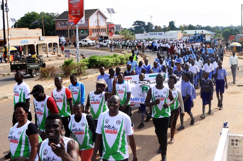 Arua City Unites in the Fight Against Malaria: Walk Against Malaria Campaign Draws Hundreds