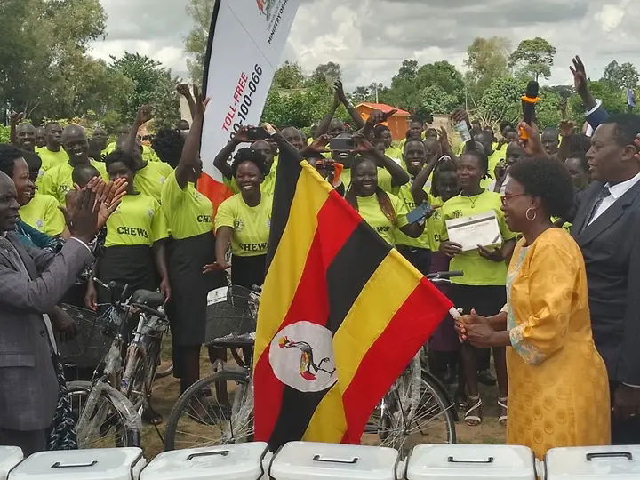 Hon. Dr. Jane Ruth Aceng Commissions 181 Community Health Extension Workers in Maracha District