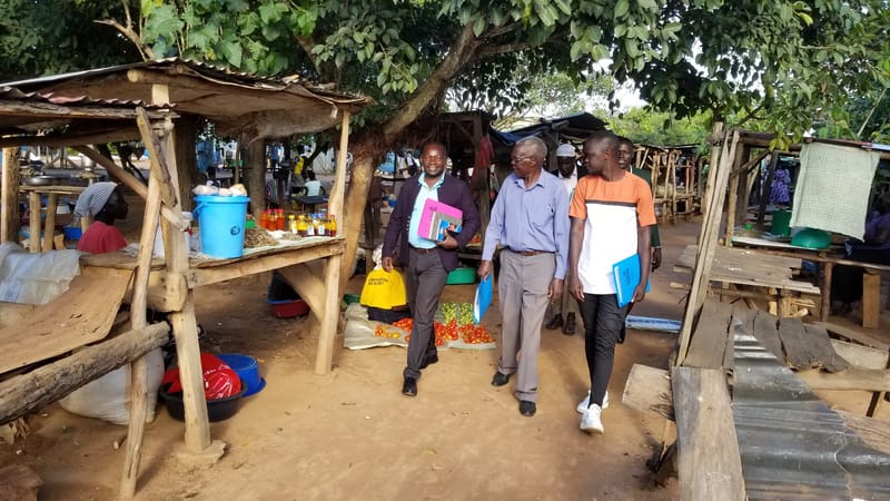 Arua CDF Induction Training Climaxes with Site Visit to Proposed Onduparaka Community Market Project