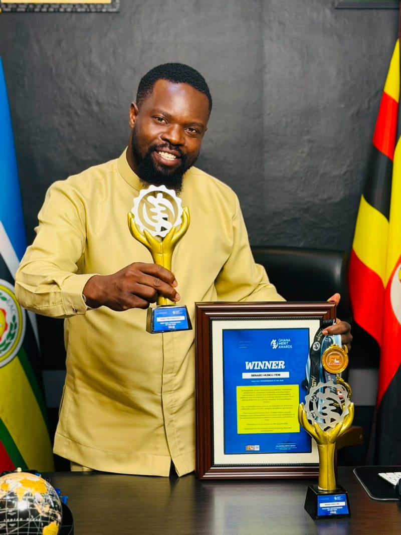 West Nile’s Benard Feni, Mungu Feni Foundation Honoured at Ghana Merit Awards 2026