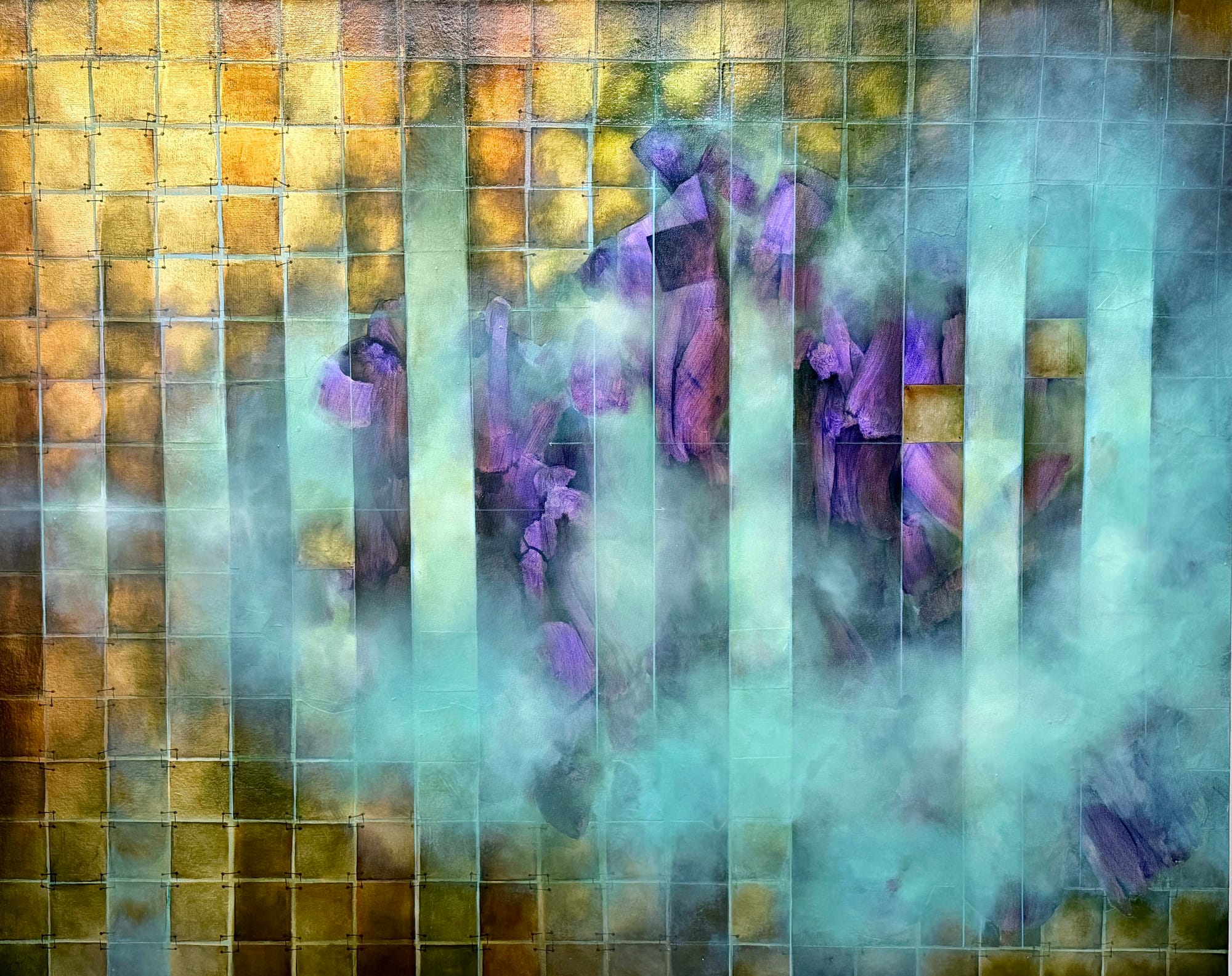 Ephemeral X- Oil on canvas - 60" x 55.5 " - 2026.