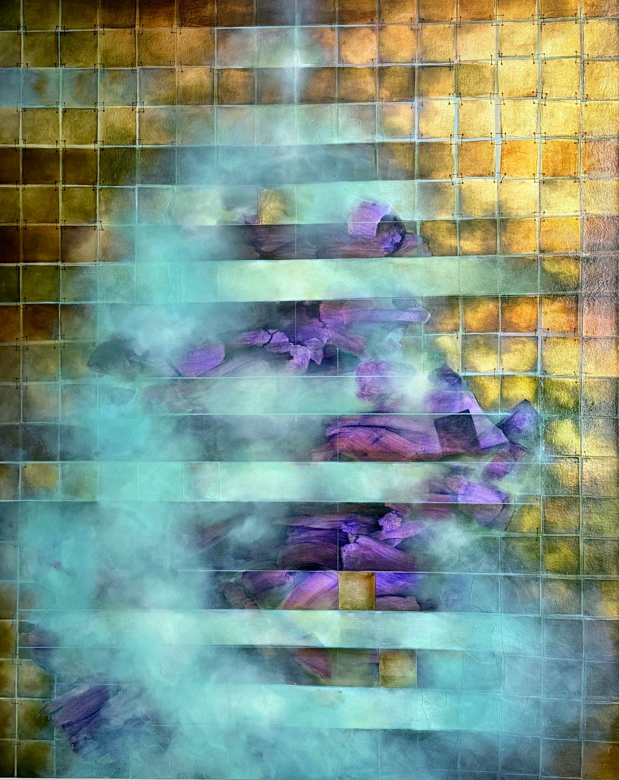 Ephemeral X- Oil on canvas - 60" x 55.5 " - 2026.