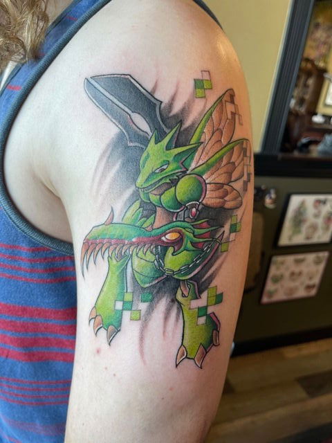 Scyther tattoo