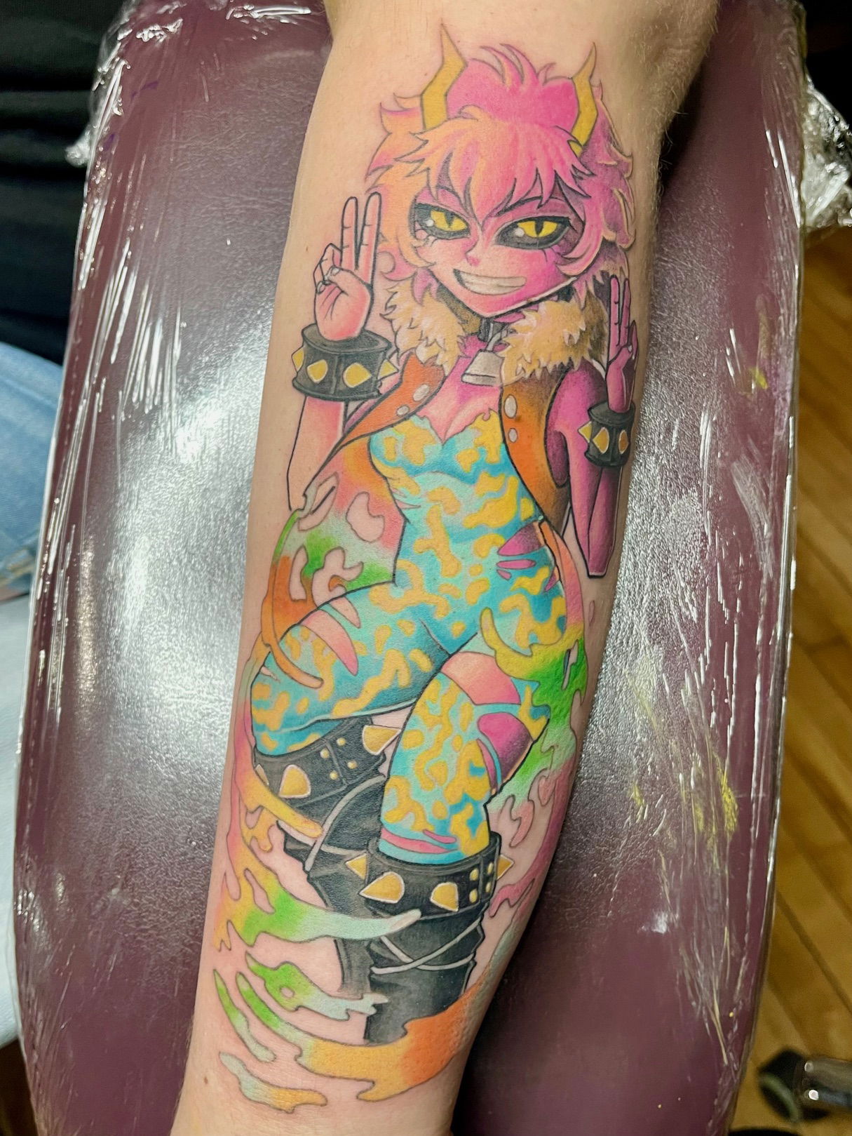 Mina Ashido tattoo