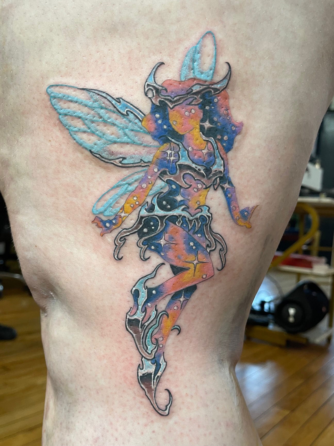 Cybertraditional Fairy Tattoo