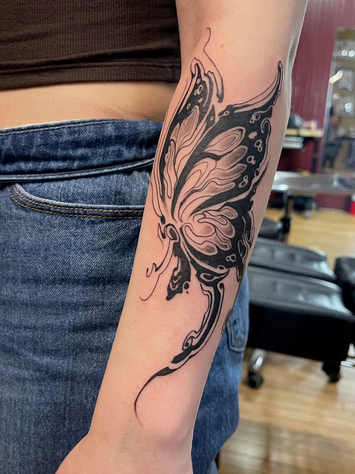 inkwork Butterfly Tattoo