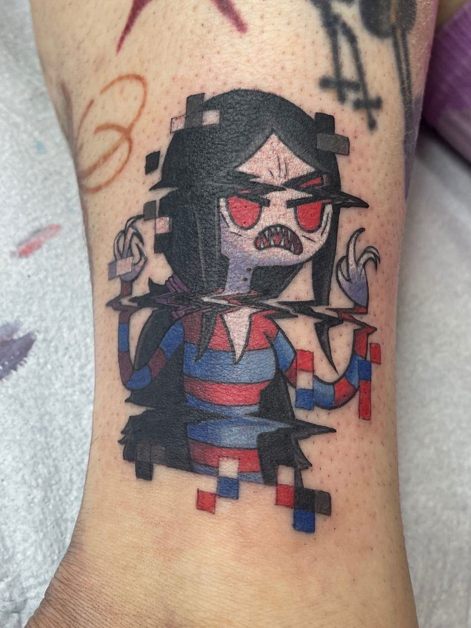 Glitch Marceline Tattoo