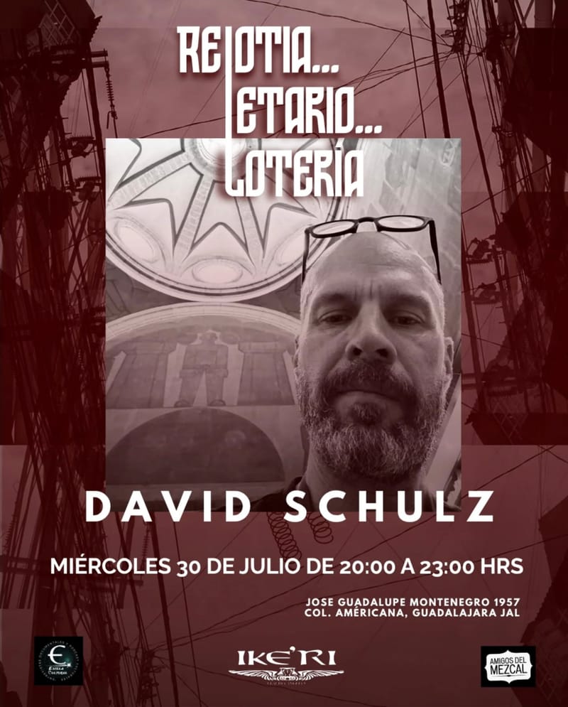 David Schulz’s exhibition, titled "RELOTIA... LETARIO... LOTERÍA"