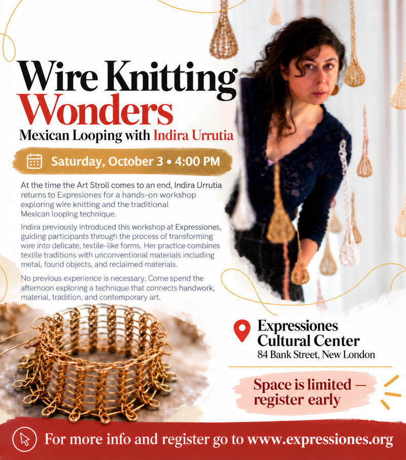 Wire Knitting Returns: Mexican Looping with Indira Urrutia