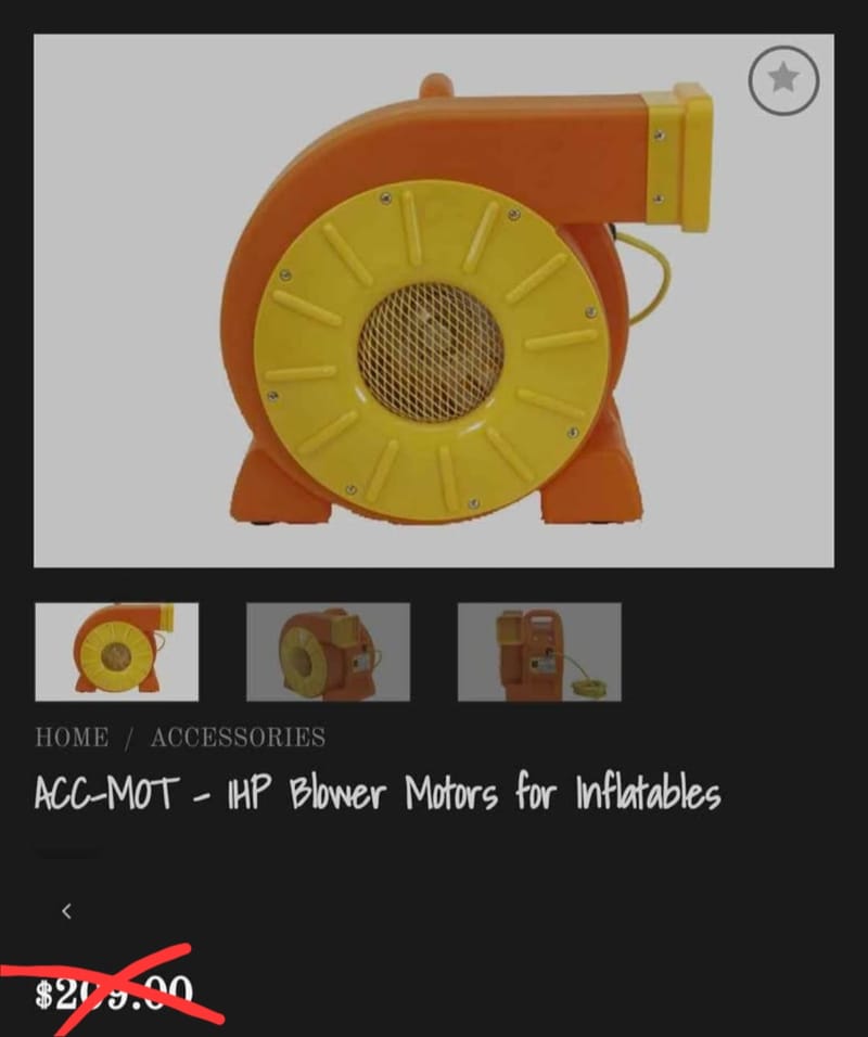 1 HP Blower (PRICE CUT/NEW)