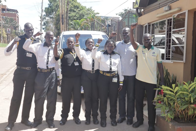 Newly Elected Shop Stewards Concil for Tight Security Limited Held at their Head Offices in Kamwokya on 13th/May/2025