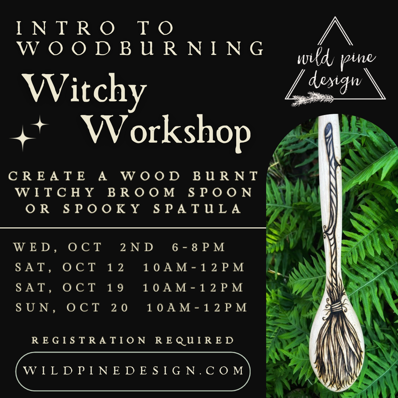 Witchy Woodburning Oct 20