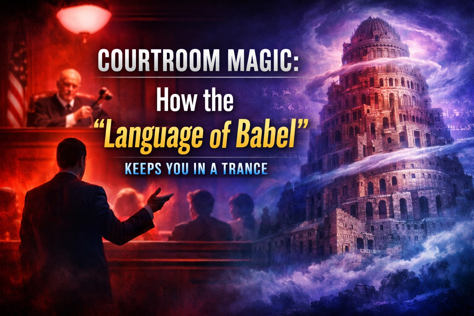 Courtroom Magic: How the 'Language of Babel' Keeps You in a Trance