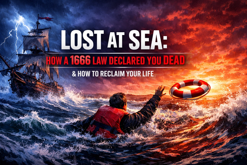 Lost at Sea: How a 1666 Law Declared You Dead (and How to Reclaim Your Life)