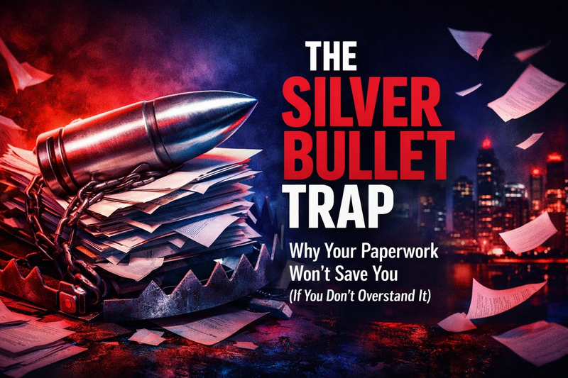 The Silver Bullet Trap: Why Your Paperwork Won't Save You (If You Don't Overstand It)