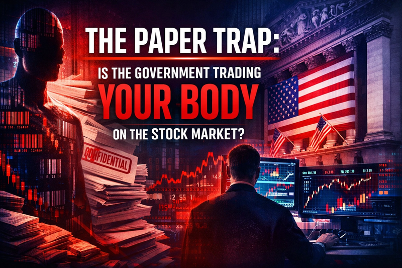 The Paper Trap: Is the Government Trading Your Body on the Stock Market?