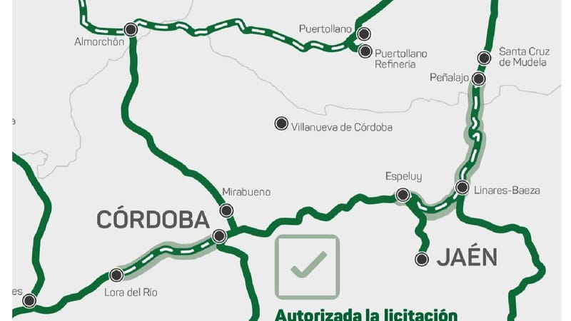 Estos son los terrenos en cuatro municipios de la provincia de Jaén que Adif ocupará para ampliar túneles