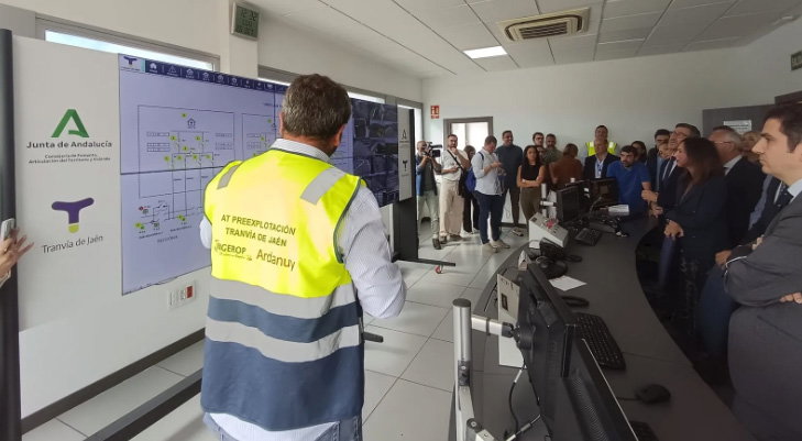 La formación de los trabajadores del tranvía de Jaén comenzará este lunes
