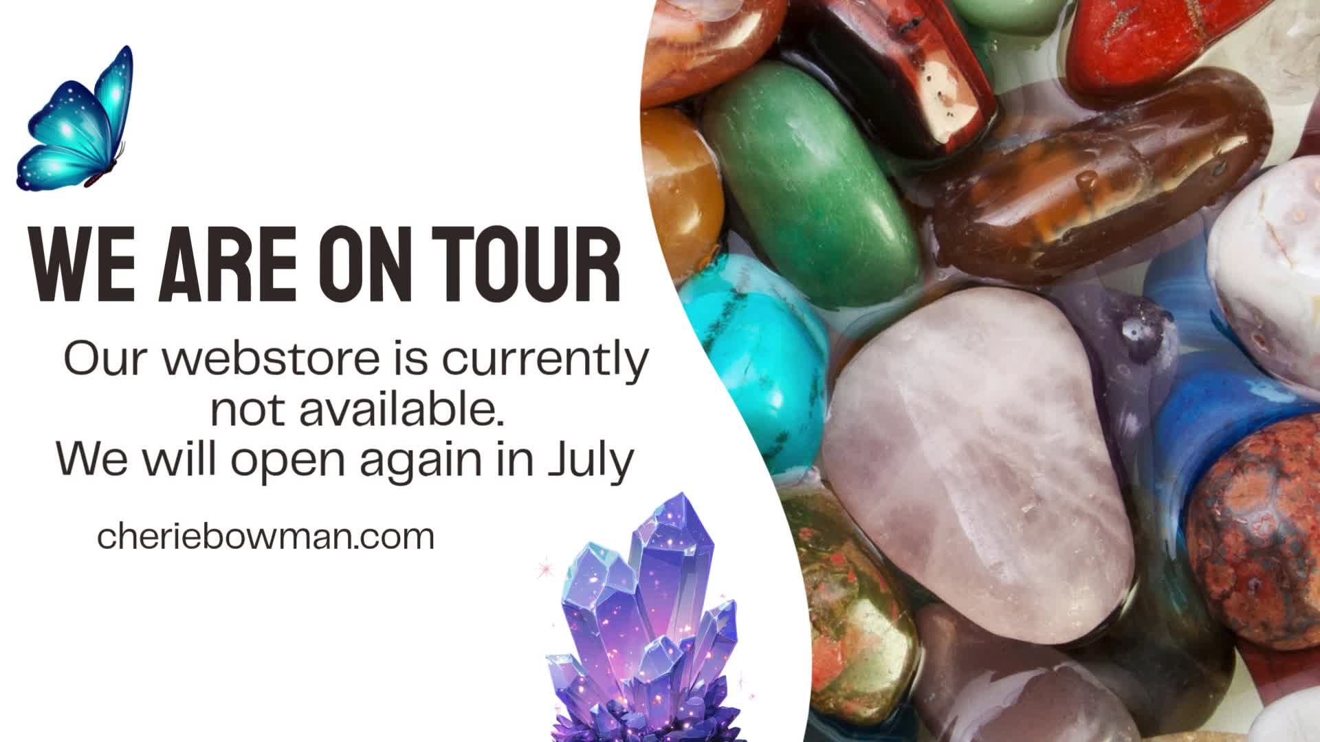 We are on tour! Our online store and services will be back in July! thumbnail