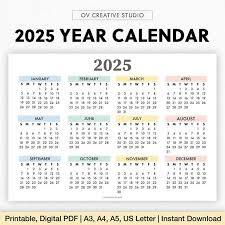 2025 Calendar
