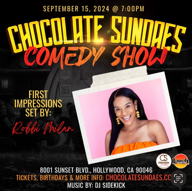 Chocolate Sundaes At The Laugh Factory