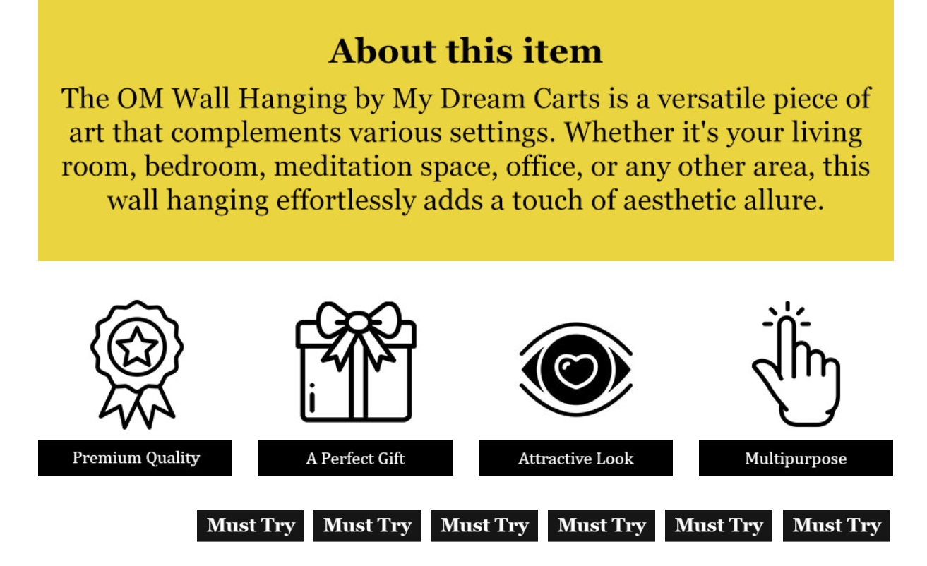 About this Om item