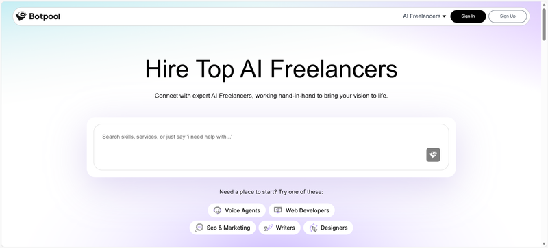 🌟 Botpool.ai: The Future of AI Talent and Smart Automation
