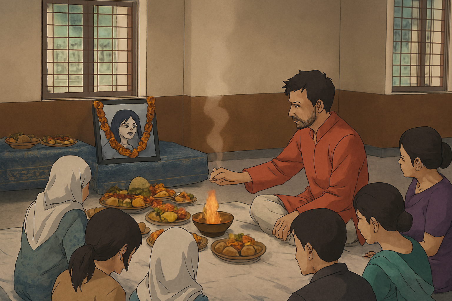Shradh ceremony
