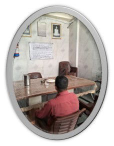 Dinner in the ashram