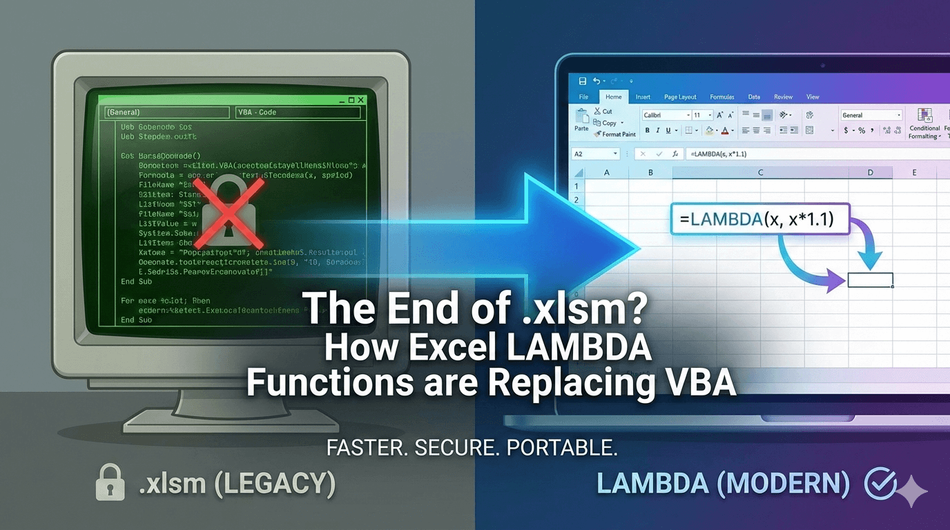 LAMBDA Excel function replacing Excel VBA graudally.